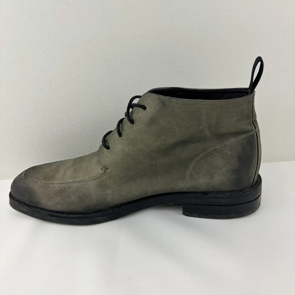 Cole Haan Grand.ØS Men's Olive Suede‎ Chukka Ankle Boots Lace Up US 8